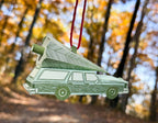 3D Pop-Up Card – Holiday Station Wagon & Xmas tree LIMITED EDITION
