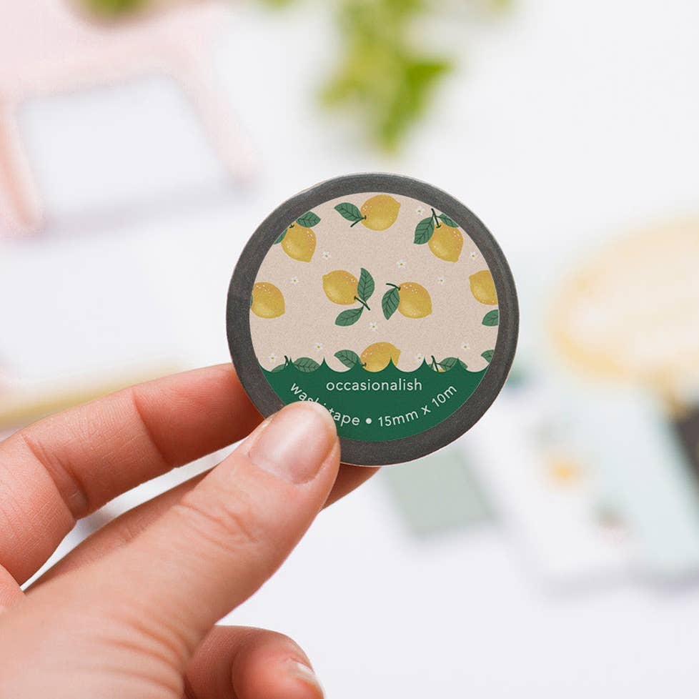 Lemon Fresh Washi Tape
