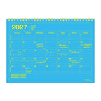 B6 Monthly Notebook Calendar (Jan - Dec 2027)