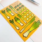 PekoPuff Green Onion Sticker Sheet
