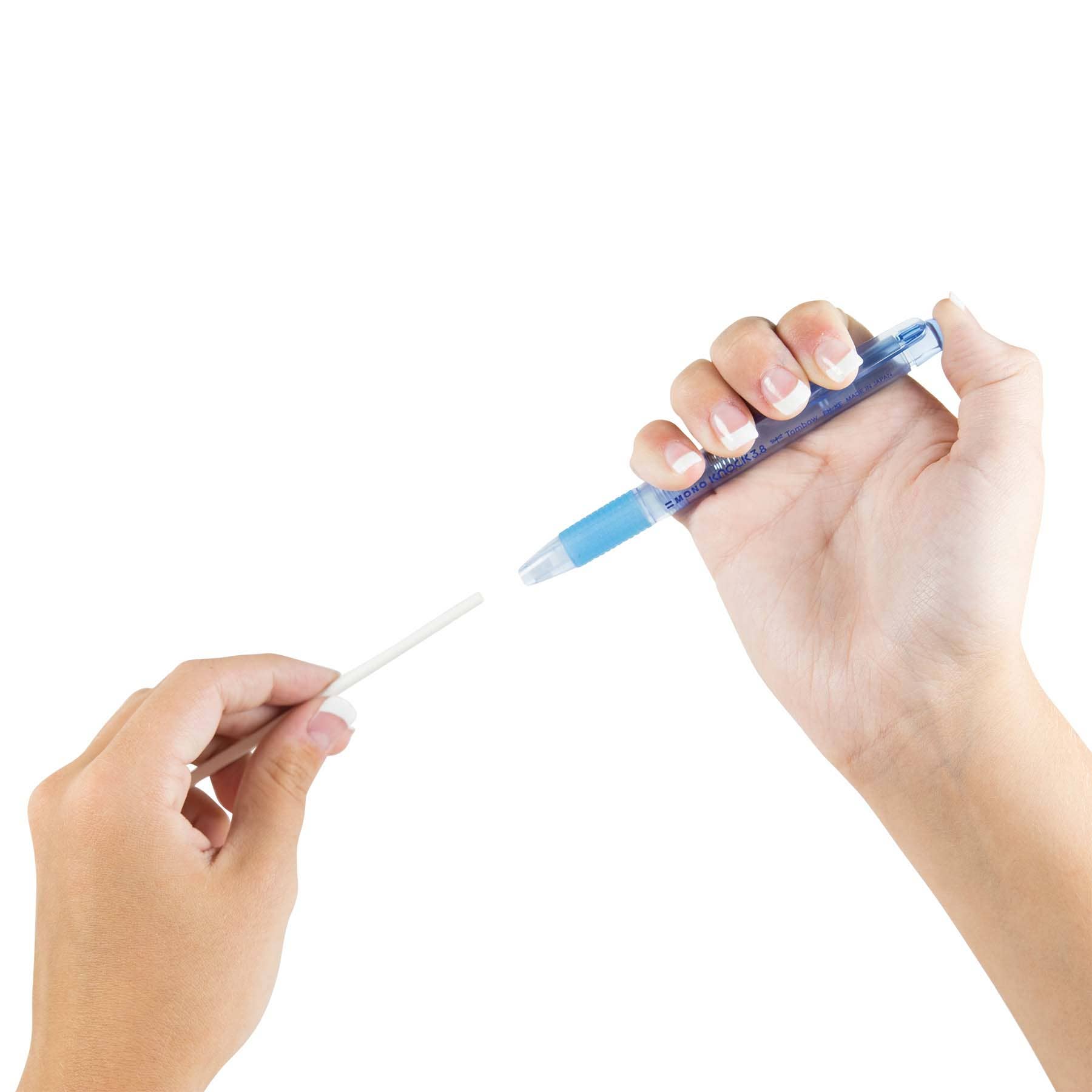 Tombow MONO Knock Eraser Refills – 4-Pack