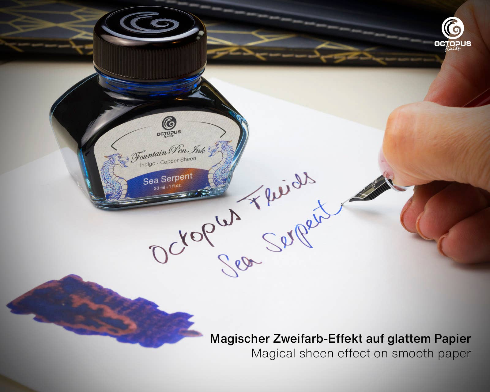 Sheen Fountain Pen Ink – Sea Serpent