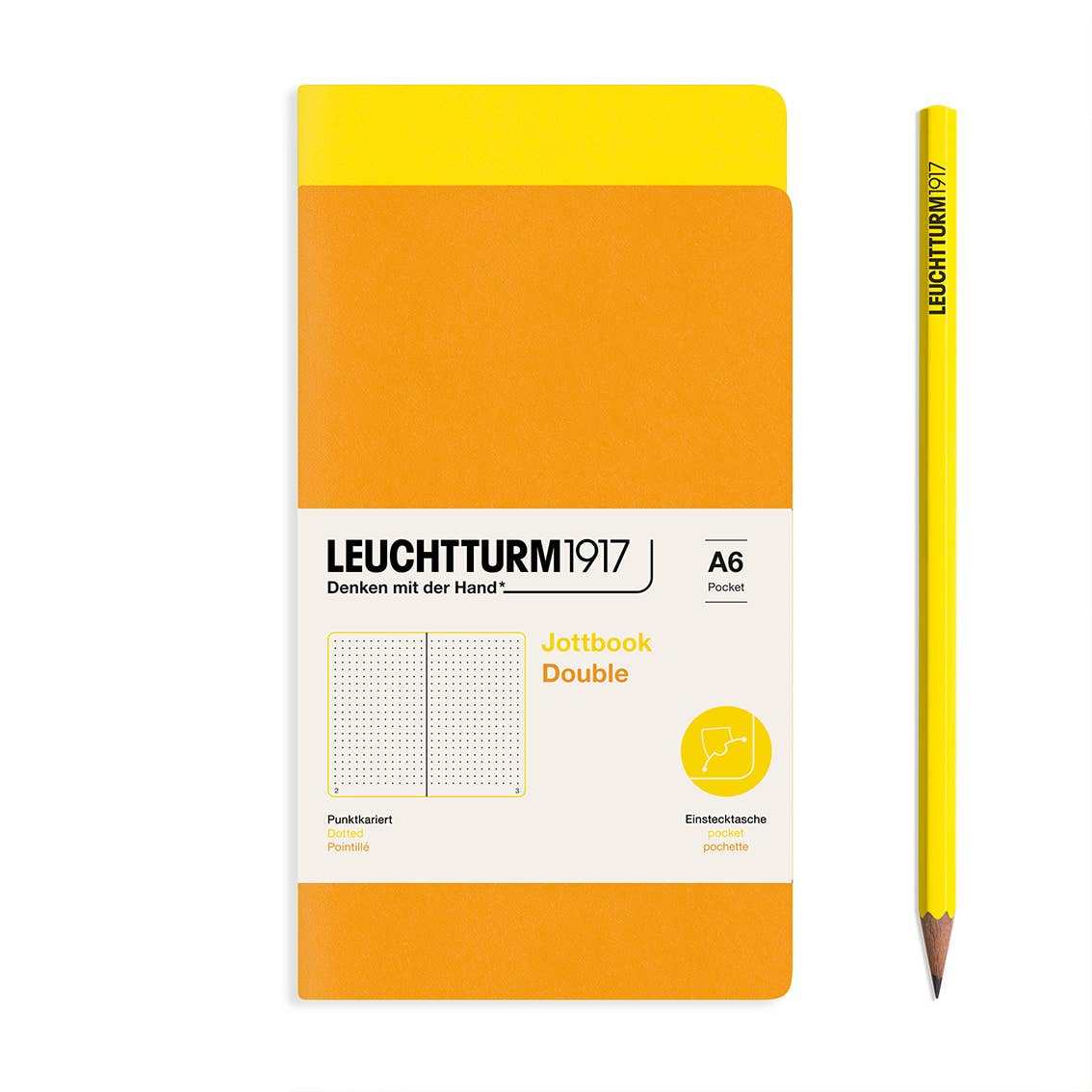 Leuchtturm1917 Jottbook - Lightweight Notebook Alternatives – Packs of 2