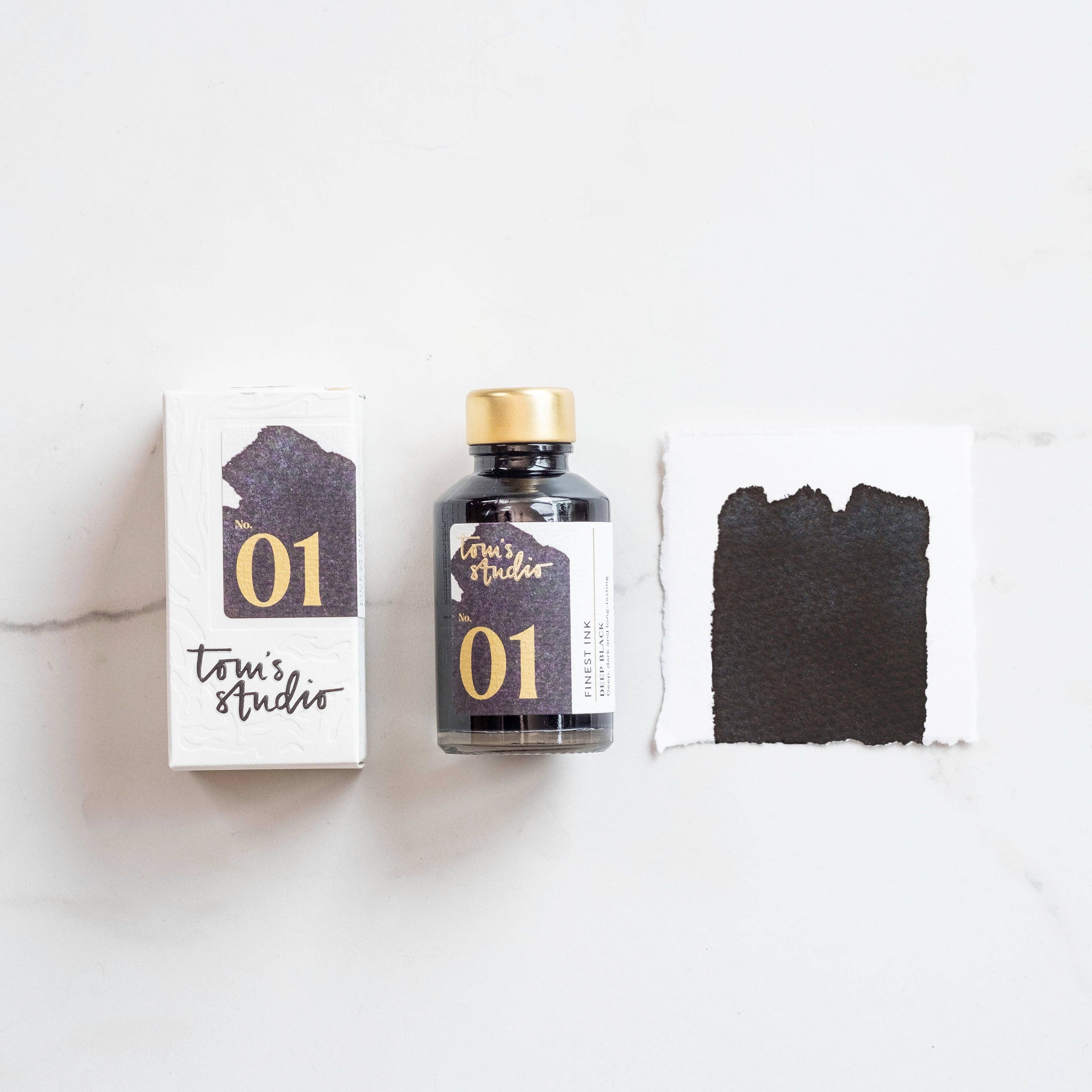 Fountain Pen Ink - Deep Black (Tom's Studio)