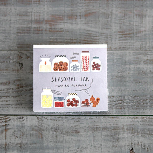 Mariko Fukuoka Memo Block – Seasonal Jar