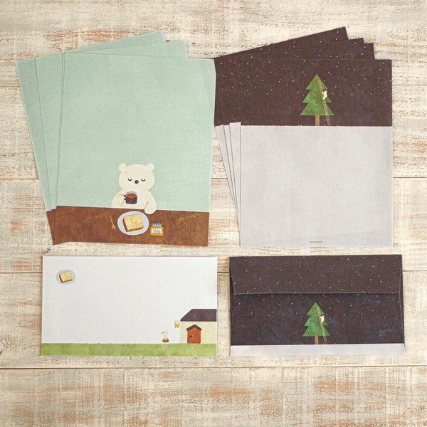Mariko Fukuoka Letter Set Hoshi Kuma