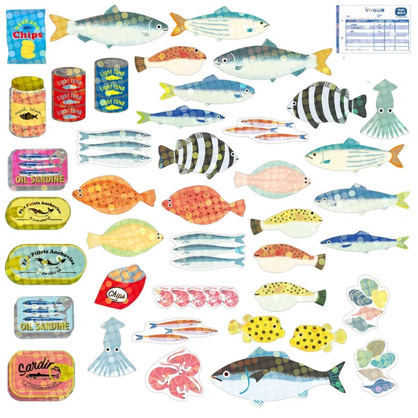 Hako Stickers – Fish Crate