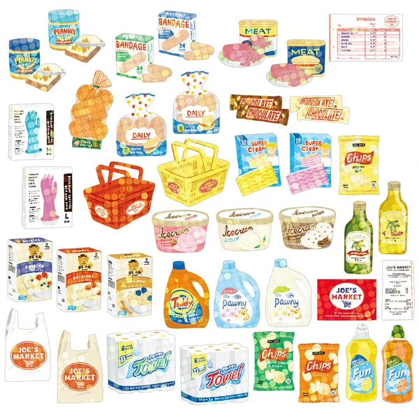 Hako Stickers – Supermarket Crate
