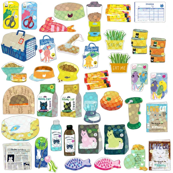 Hako Stickers – Cat Supply Crate