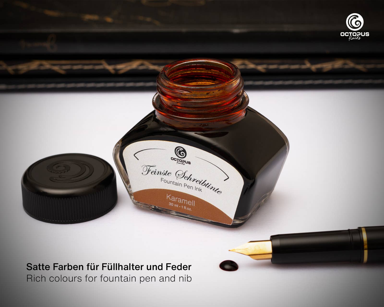 Octopus Fluids Writing Ink – Caramel