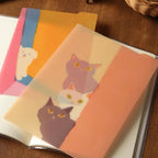 RYU-RYU Pencil Board A5 – Triple Ice Cream Cats