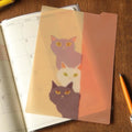 RYU-RYU Pencil Board A5 – Triple Ice Cream Cats