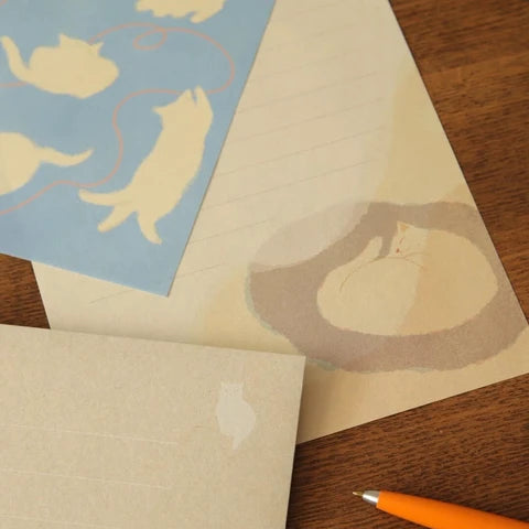RYU-RYU Letter Set – Polka Cat
