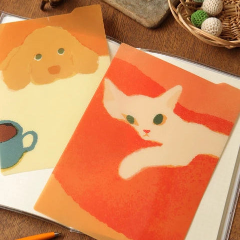 RYU-RYU Pencil Board A5 – Resting Cat