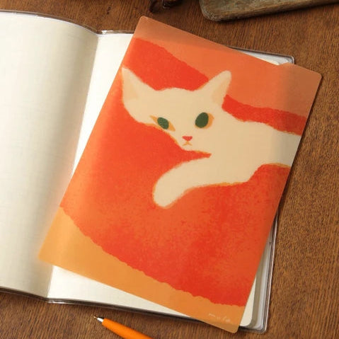 RYU-RYU Pencil Board A5 – Resting Cat