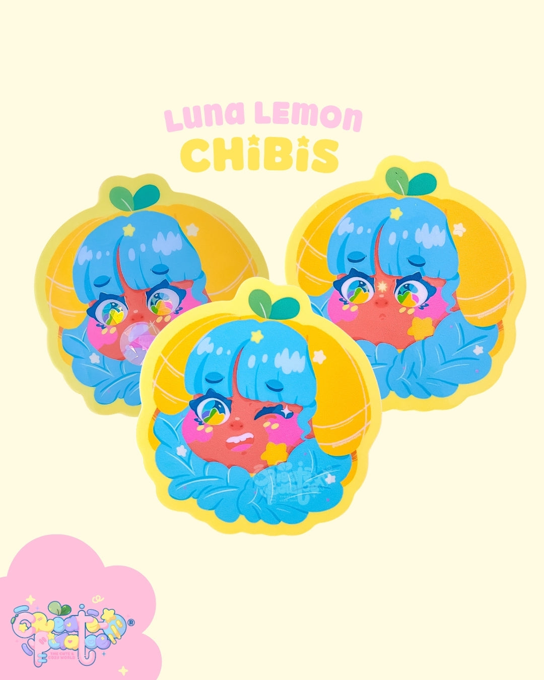 Luna Lemon Sticker Pack