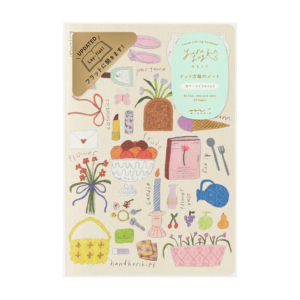 Midori Yuru Log B6 Notebook – My Life
