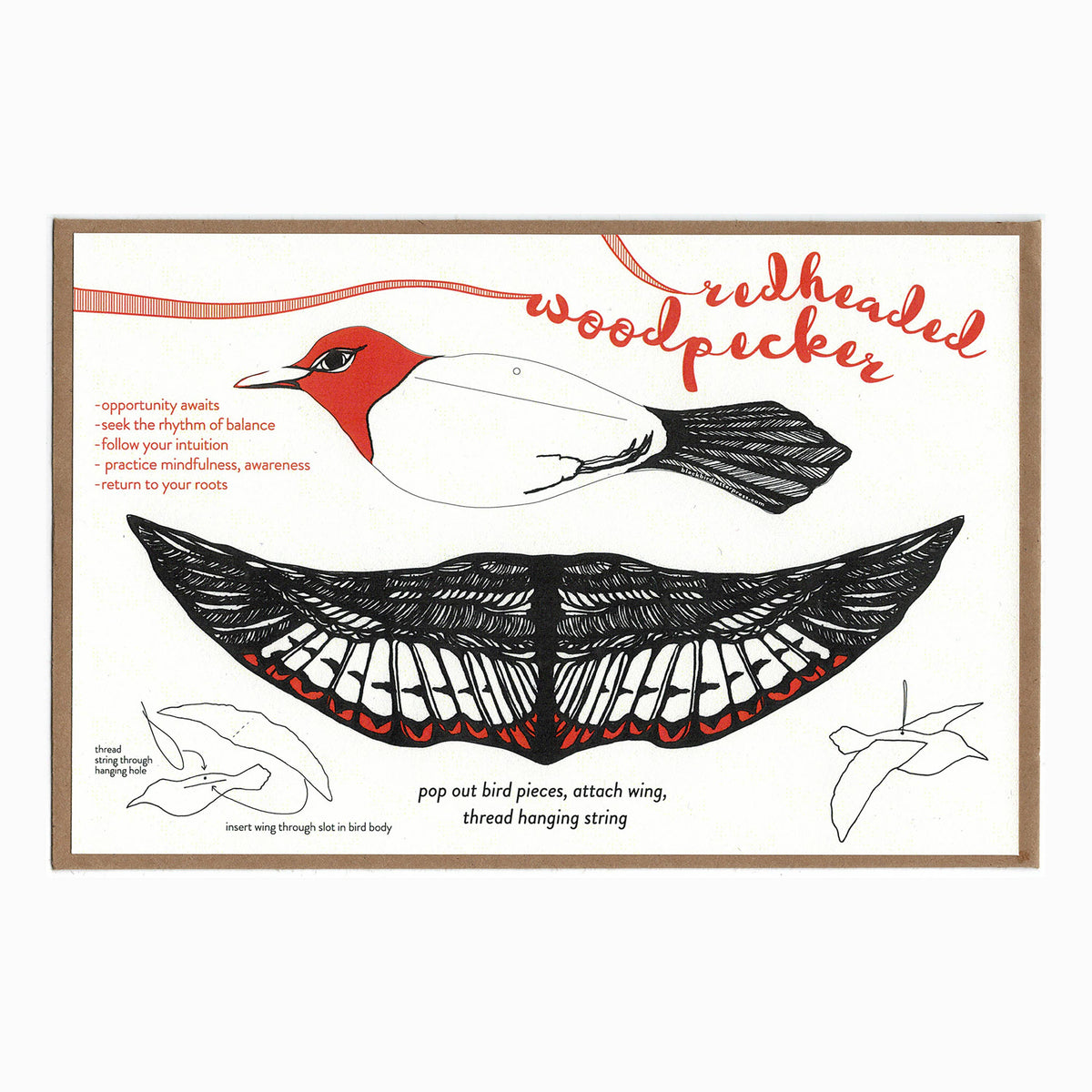 Pop-Out 3D Card – Woodpecker
