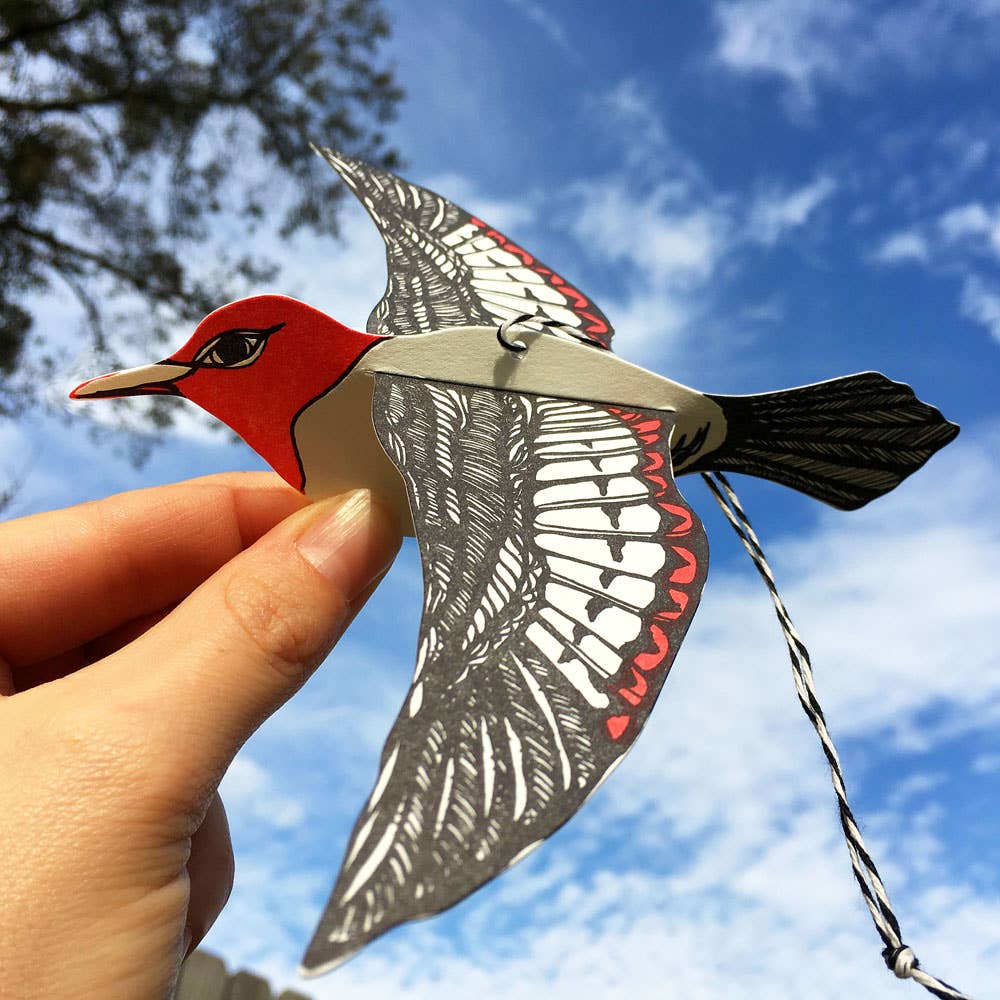 Pop-Out 3D Card – Woodpecker