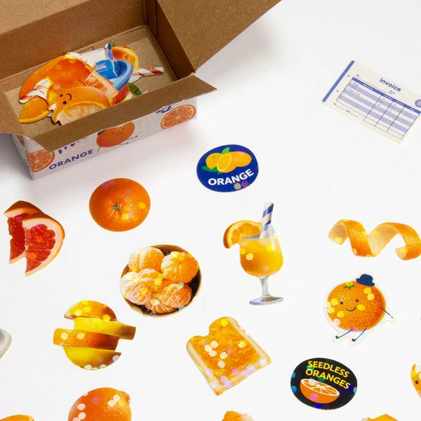 Hako Stickers – Orange Crate