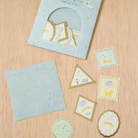 RYU-RYU Gold Flake Sticker – The Cat and the Star