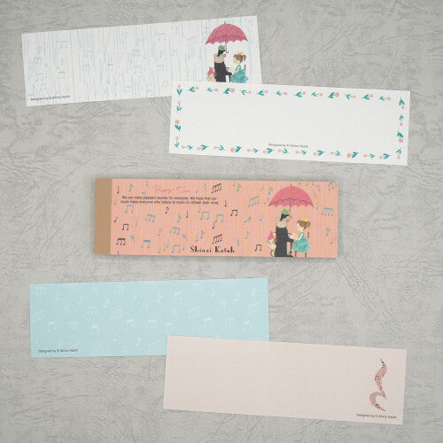 Shinzi Katoh Slim Memo Pad – Happy Tone Serenade