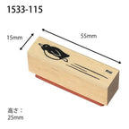 Wood Stamp – Sliding Penguin