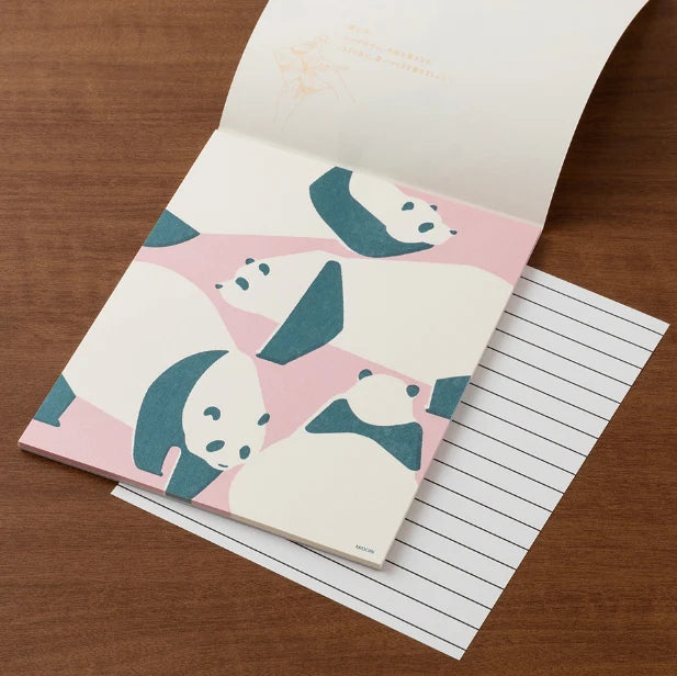 Kimigure Easy & Cozy Letter Pad – Panda