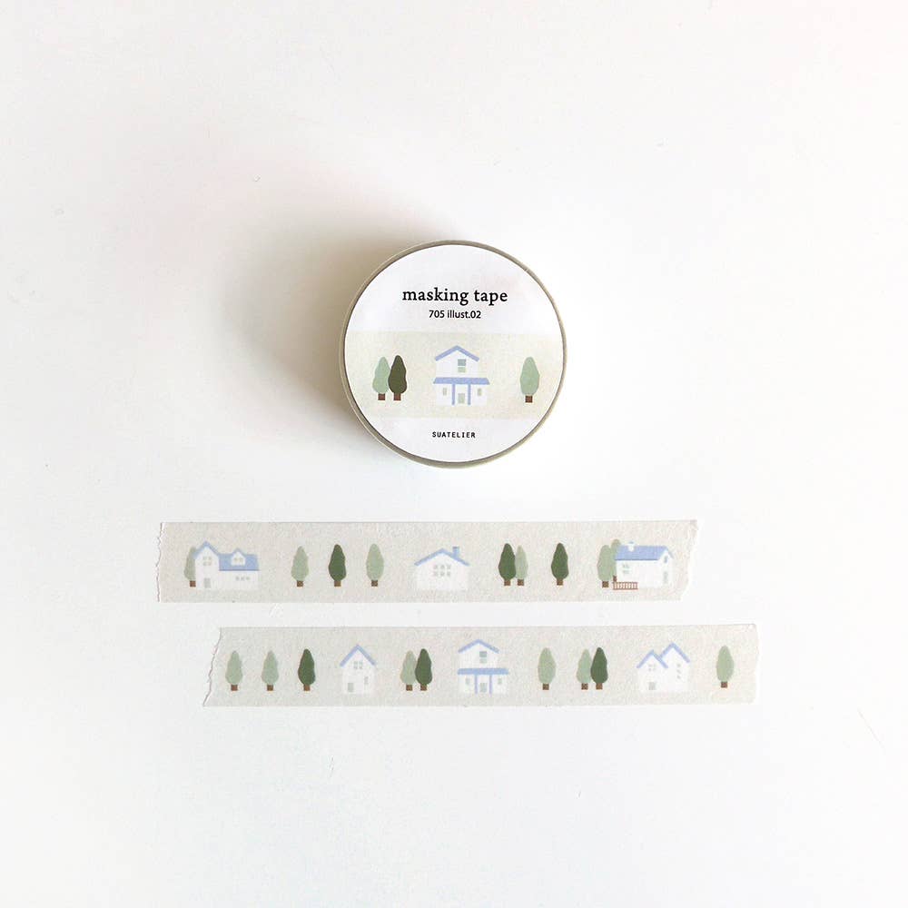 Neighborhood Washi Tape | Illust.02
