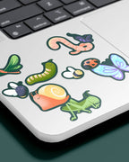 Love Bugs - Illustrated Outdoorsy Nature Sticker Sheet