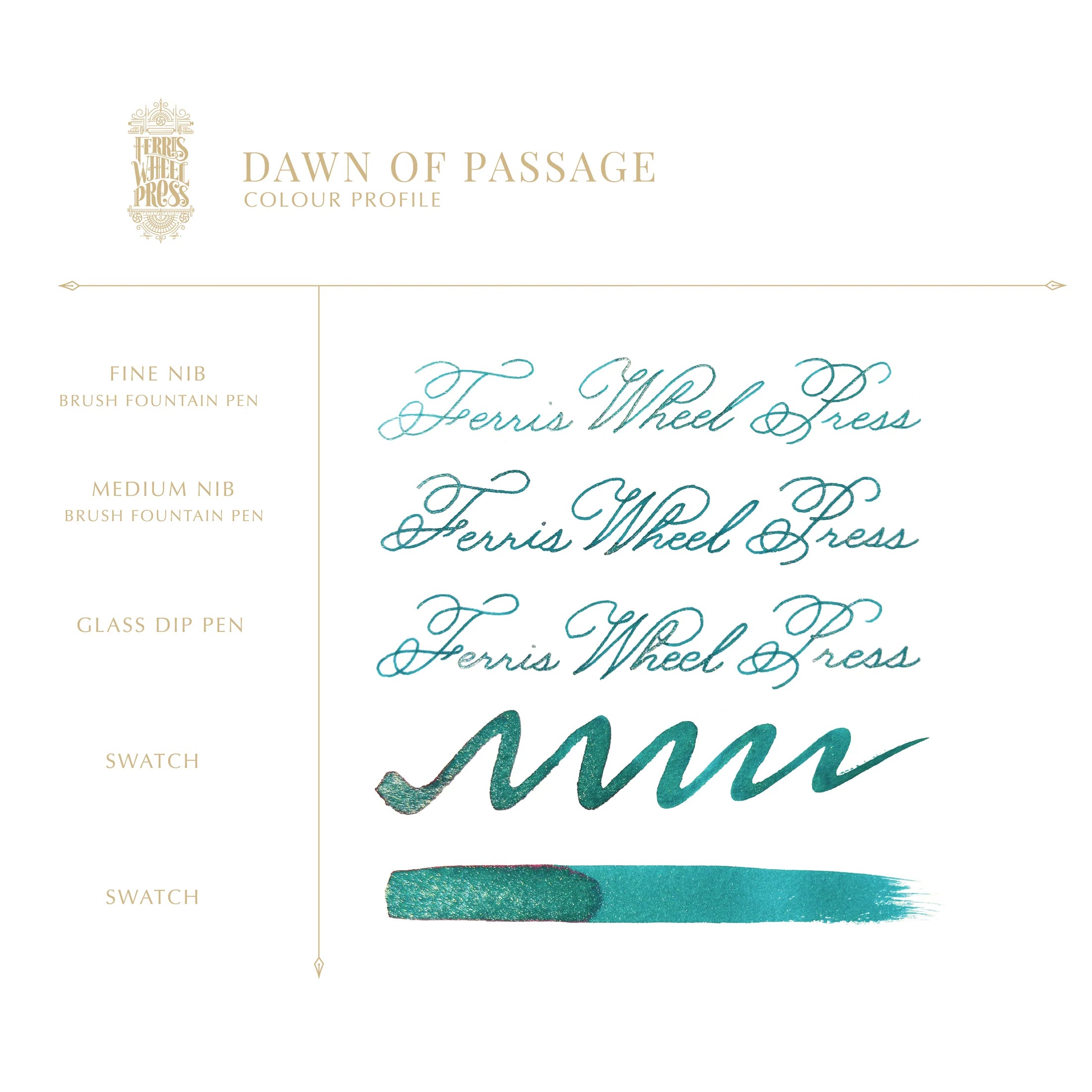 Ferris Wheel Press Bottled Ink – Dawn of Passage