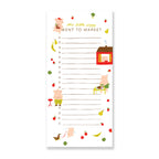 Piggy Market Listpad – Cute Magnetic Grocery Notepad