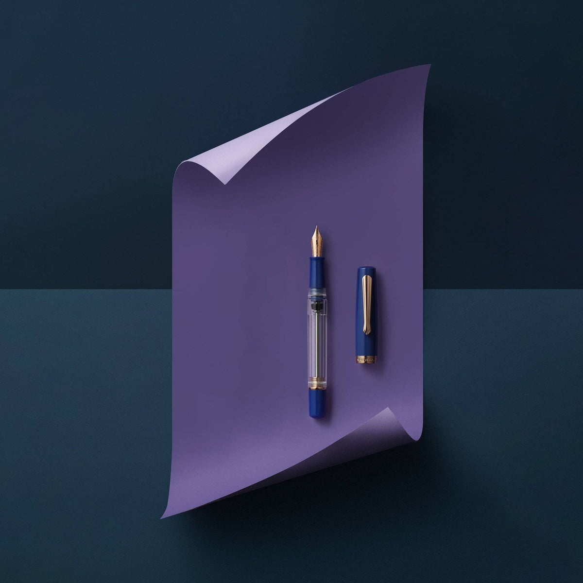 Nahvalur Original Plus Sapphire Fountain Pen (Vacuum-Filling)