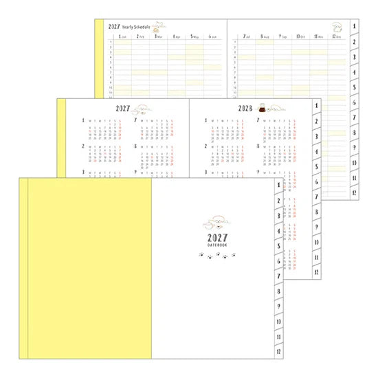 Midori Pocket Diary 2027 – A6 DOG