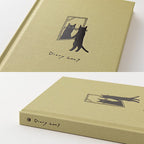 Midori Book Style Diary 2027 – B6 Beige Cat (Monthly + Weekly)