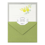 Midori Letter Set – Yellow Bouquet Letterpress 461