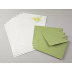 Midori Letter Set – Yellow Bouquet Letterpress 461