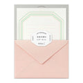 Midori Letter Set – Letterpress Pink Frame 462