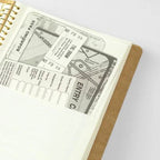 Traveler’s Spiral Ring Notebook – Slim Paper Pocket