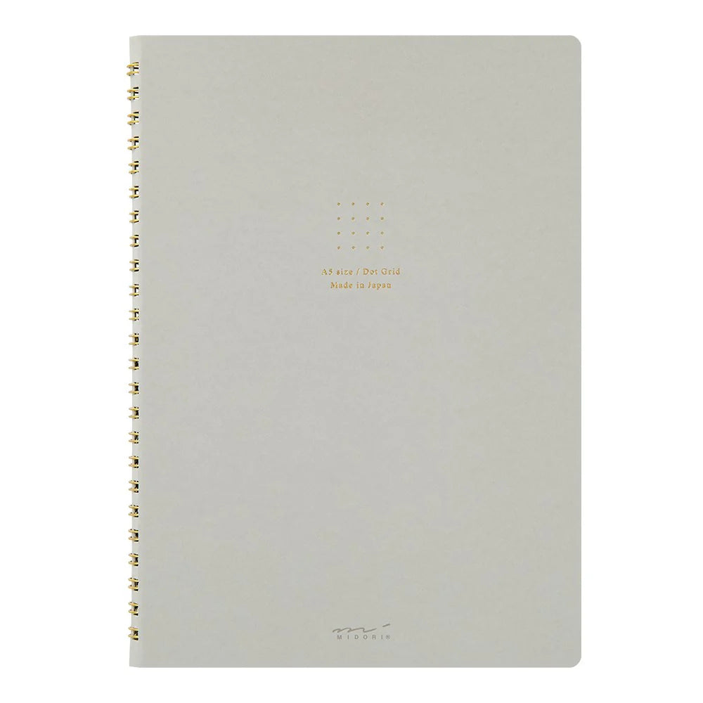 Midori Ring Notebook – Soft Color Dot Grid