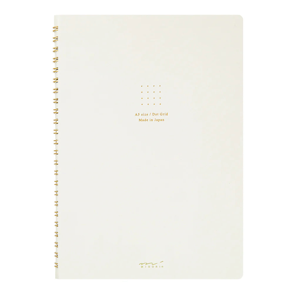 Midori Ring Notebook – Soft Color Dot Grid