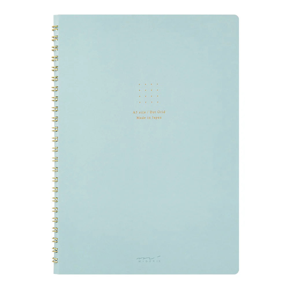 Midori Ring Notebook – Soft Color Dot Grid