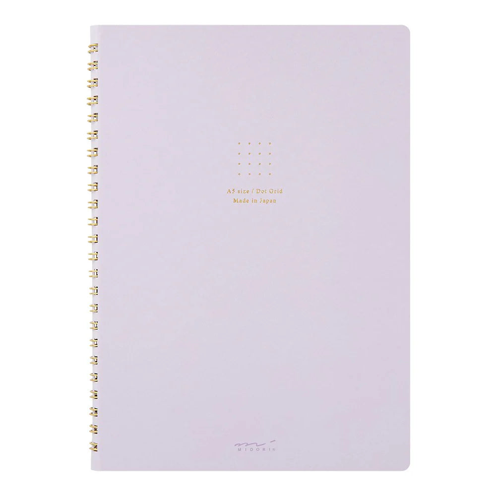 Midori Ring Notebook – Soft Color Dot Grid