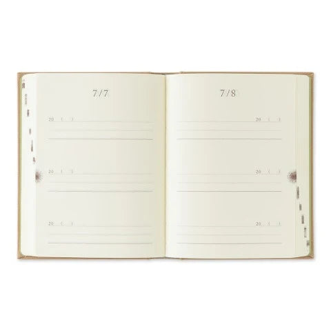 Midori 3-Year Diary Gate Mini – Beige