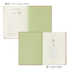 Midori 3-Year Diary Gate Mini – Beige
