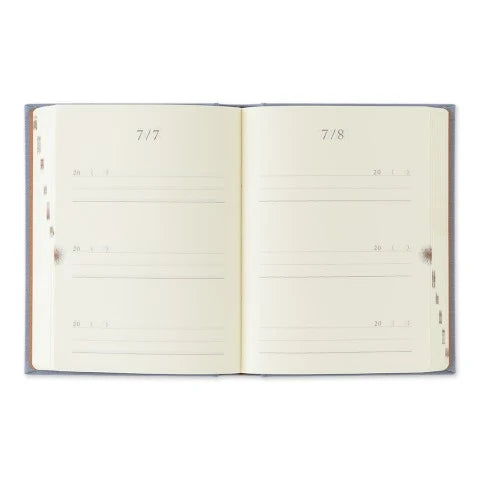 Midori 3-Year Diary Gate Mini – Blue-Purple