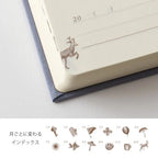 Midori 3-Year Diary Gate Mini – Blue-Purple