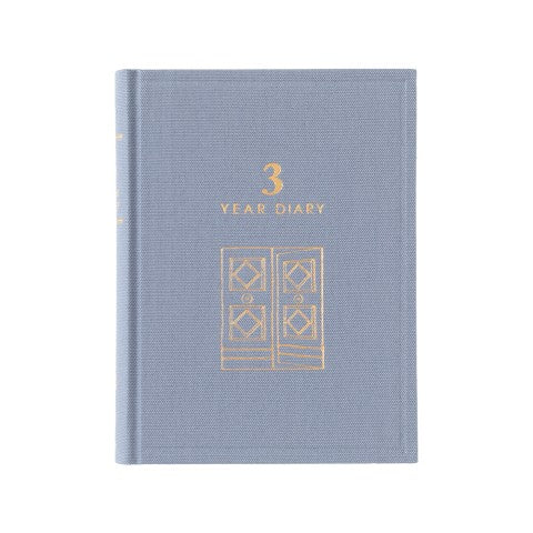 Midori 3-Year Diary Gate Mini – Blue-Purple
