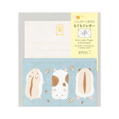 Midori Letter Set – Hungry Hamster Mini 935