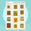 Autumn Stamp Journal Sticker Sheet